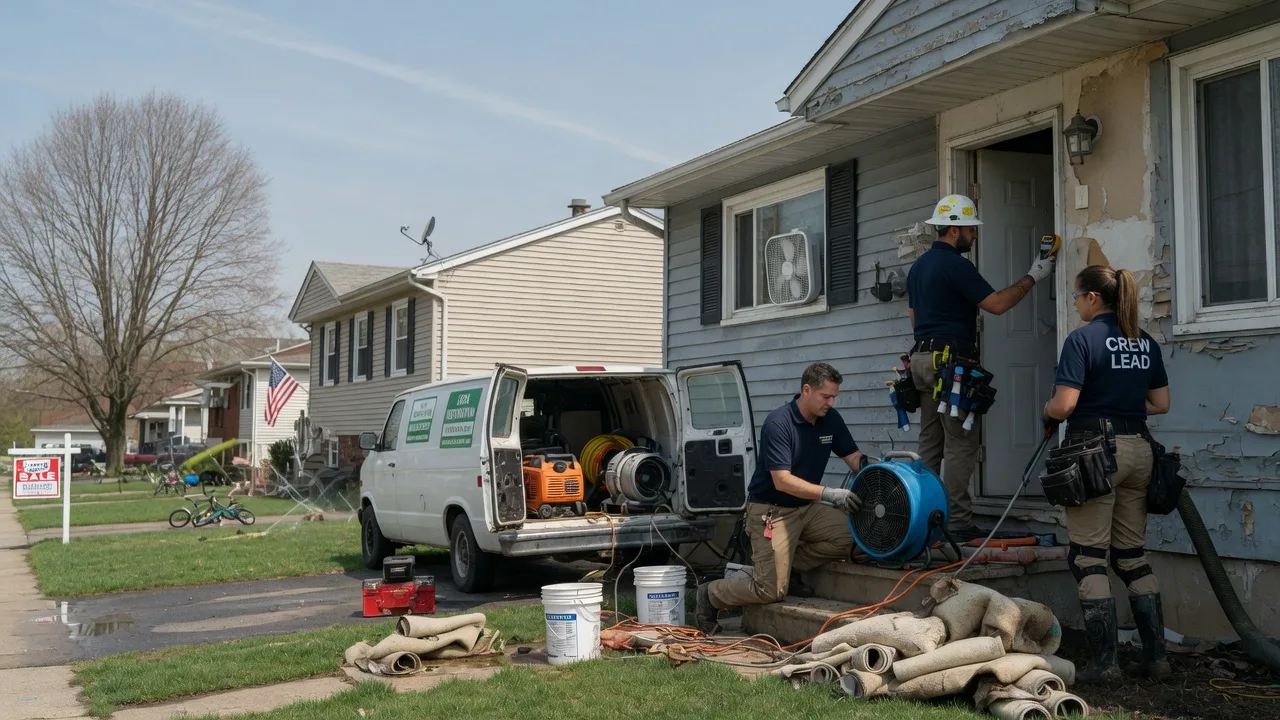 Flood Cleanup in Wren, OH near me